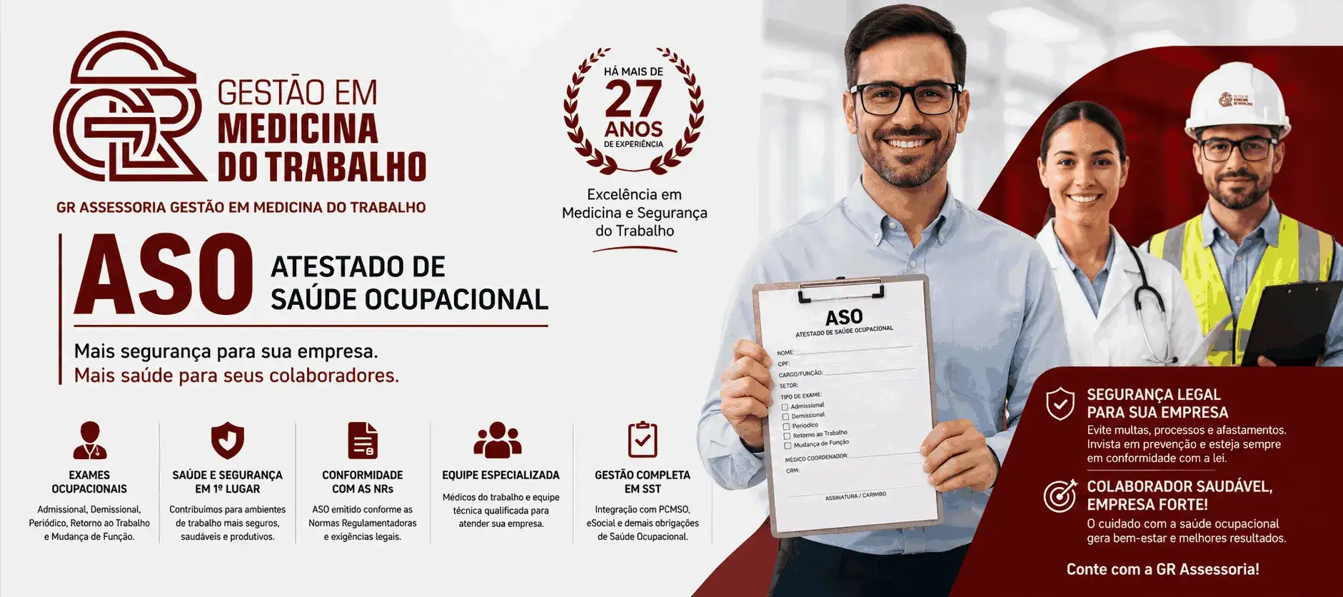 ASO em Fortaleza CE – Atestado de Saúde Ocupacional