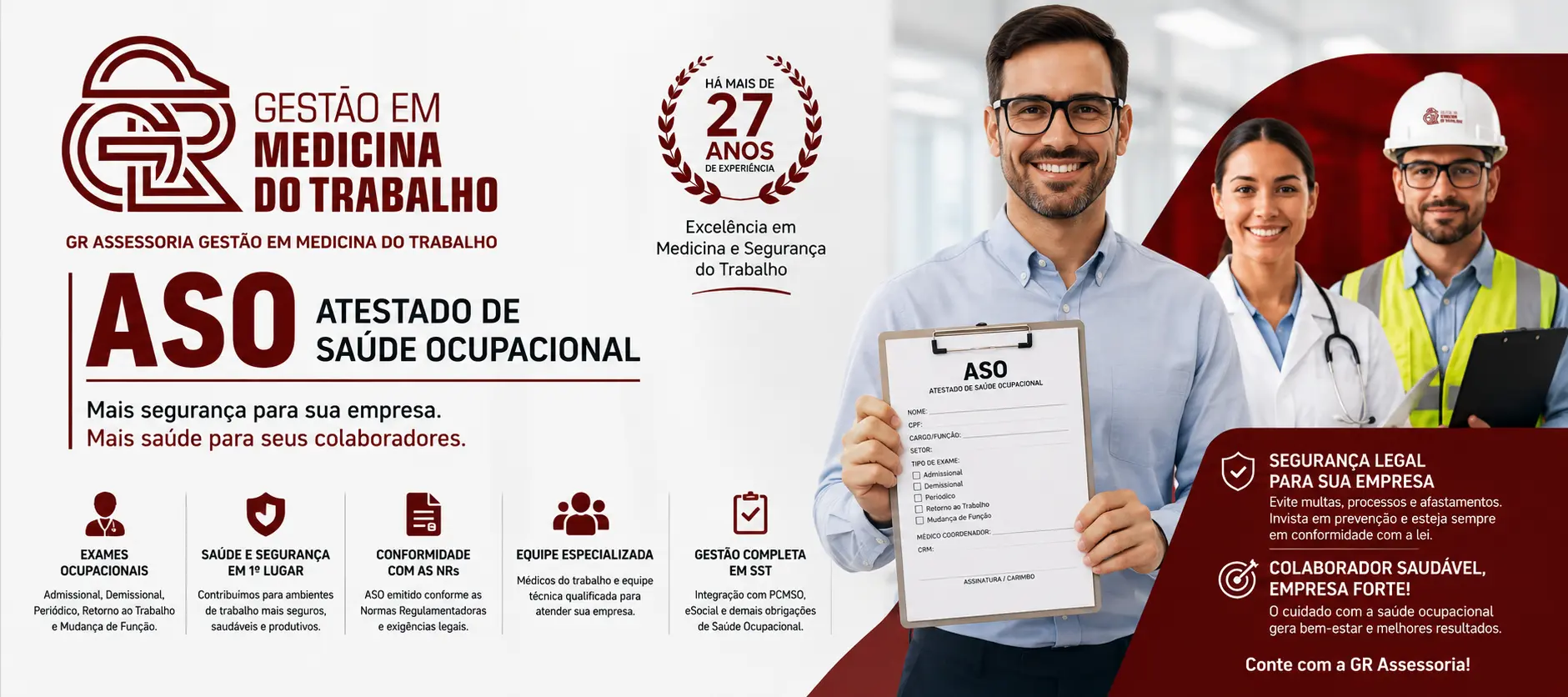 ASO em Manaus CE – Atestado de Saúde Ocupacional