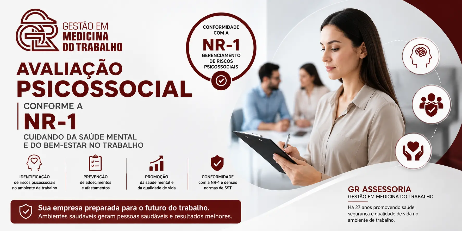 Avaliação Psicossocial em Manaus CE de acordo com a NR-1