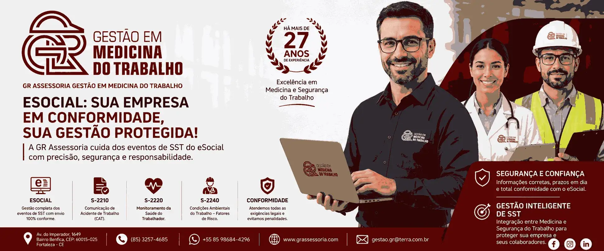 eSocial SST em Fortaleza CE – Saúde e Segurança do Trabalho