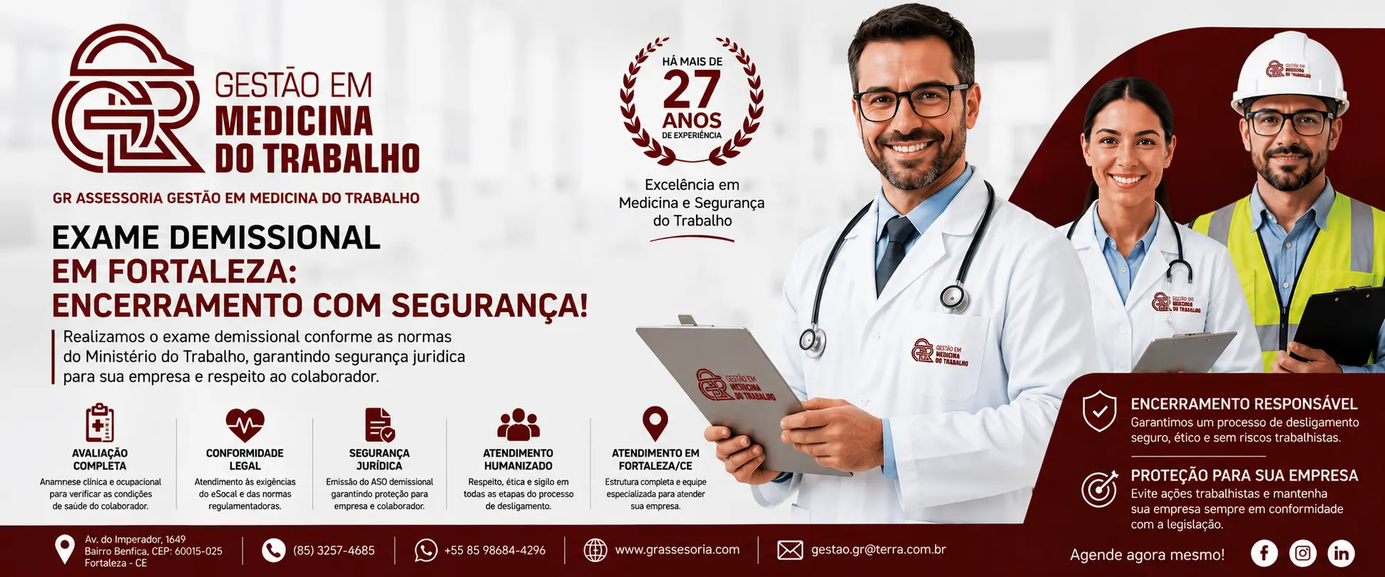 Exame Demissional em Manaus CE – Medicina do Trabalho