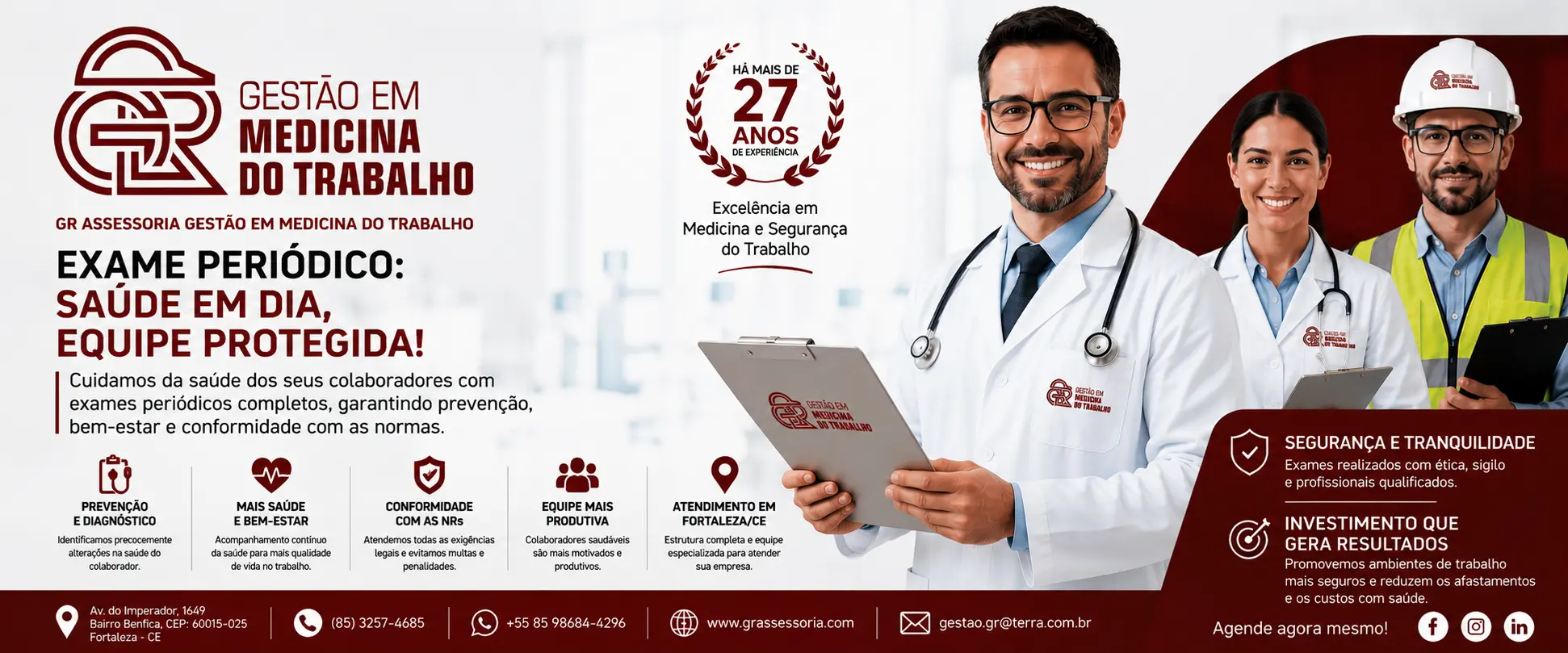 Exame Periódico em Fortaleza CE – Medicina do Trabalho