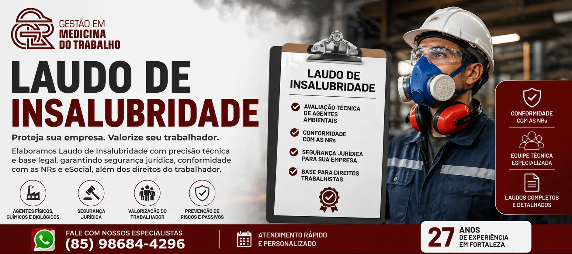 Laudo de insalubridade em Manaus para avaliação de agentes nocivos no ambiente de trabalho