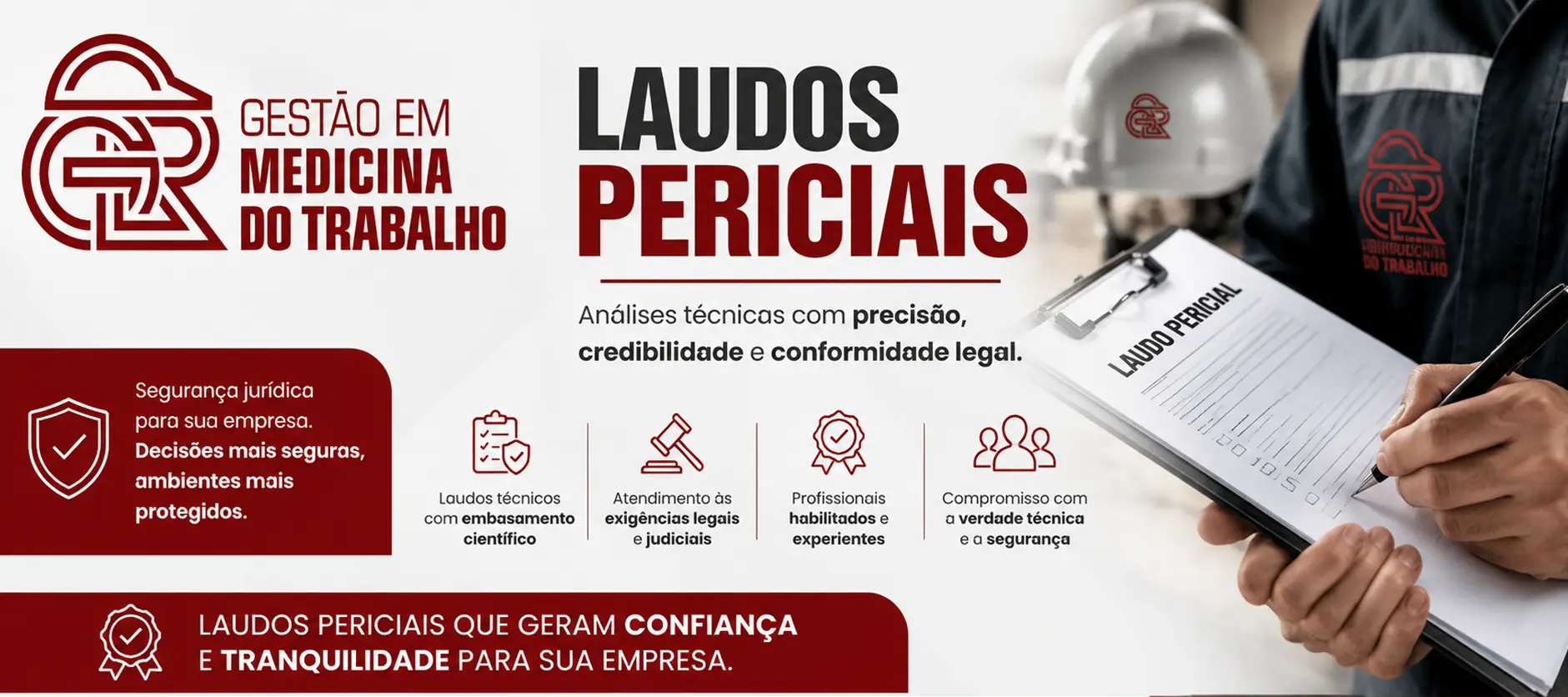 Laudos periciais em Manaus para avaliação técnica de condições ocupacionais