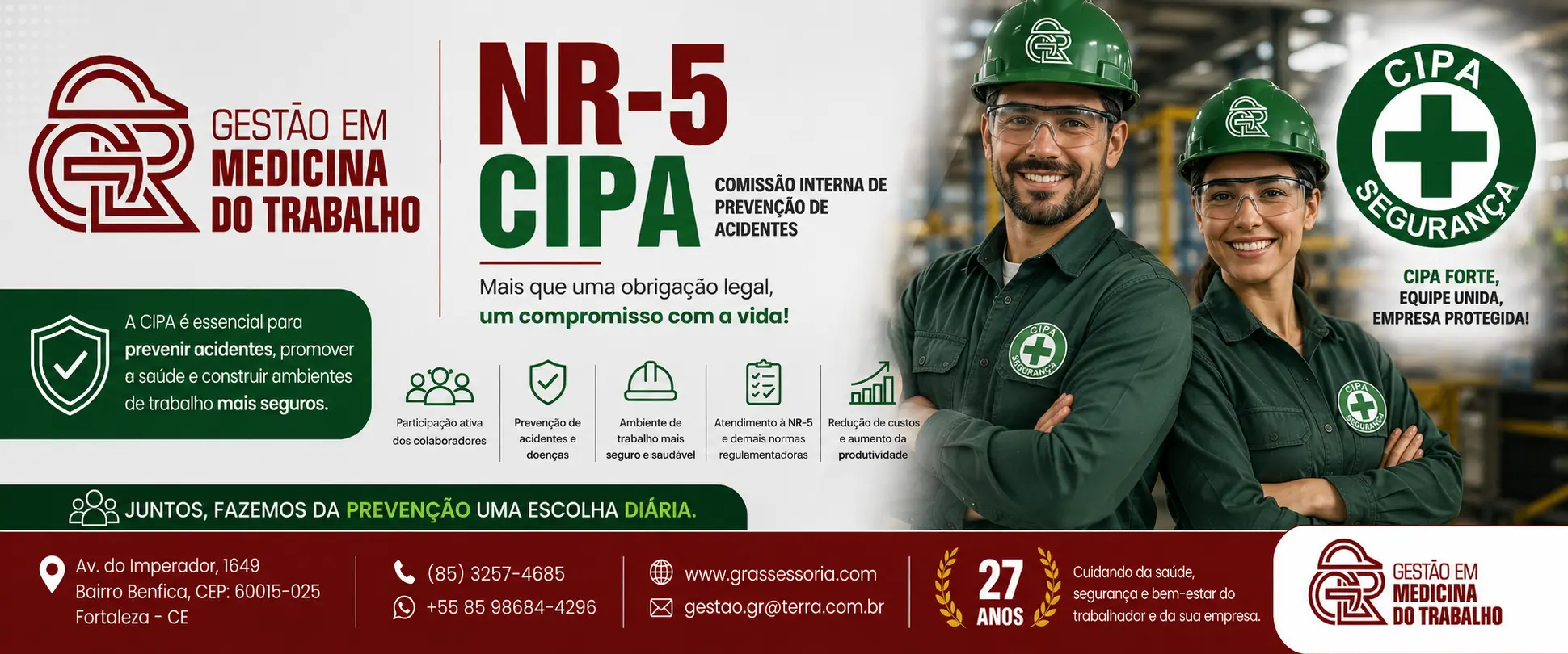 NR-5 CIPA em Manaus - GR Assessoria Gestão em Medicina do Trabalho