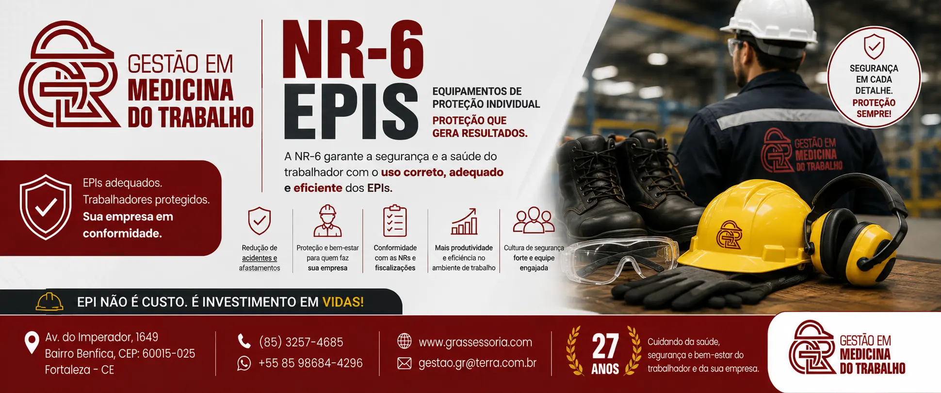 NR-6 EPIs em Manaus - GR Assessoria Gestão em Medicina do Trabalho