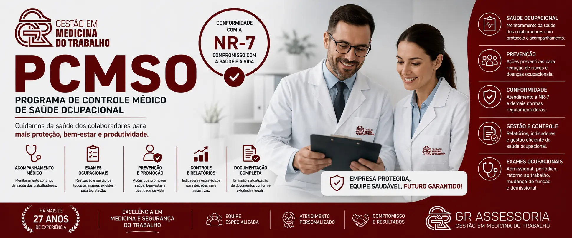 PCMSO em Manaus - Programa de Controle Médico de Saúde Ocupacional