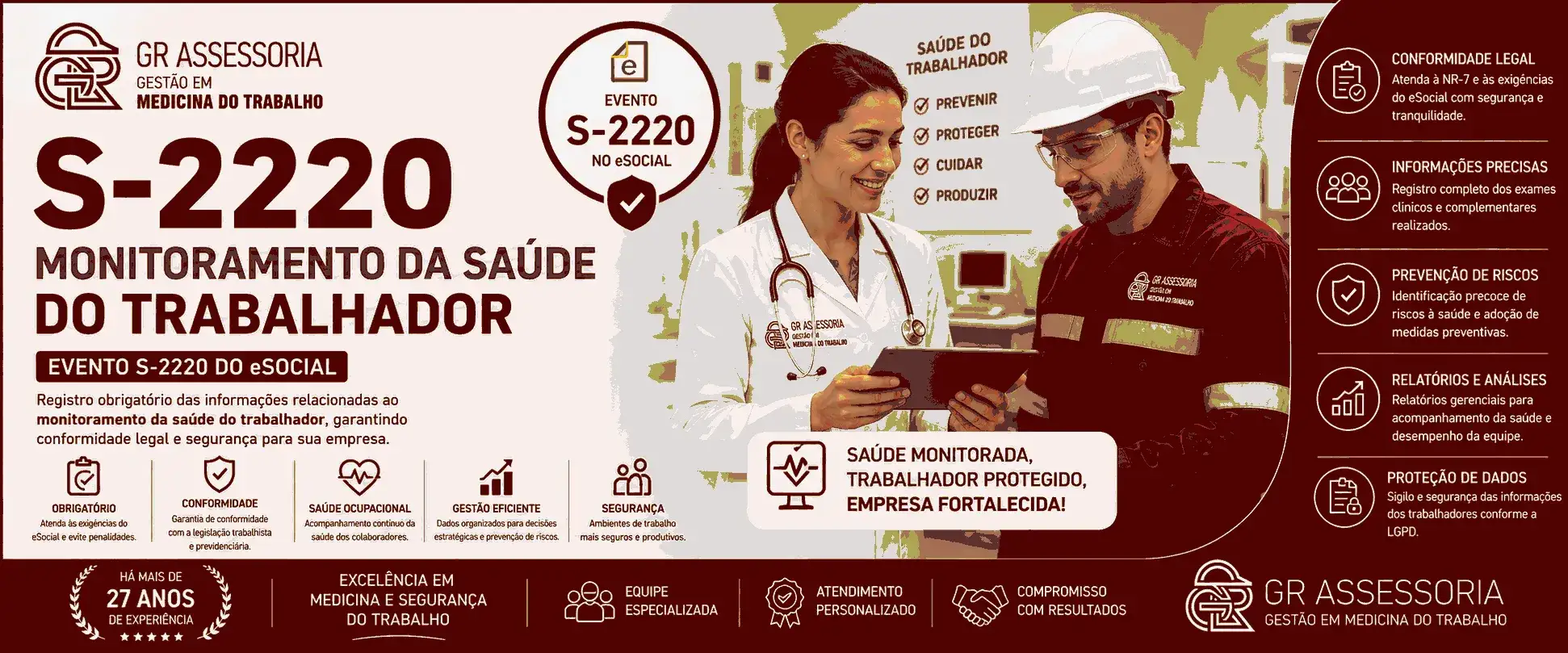 S-2220 em Fortaleza - Monitoramento da Saúde do Trabalhador