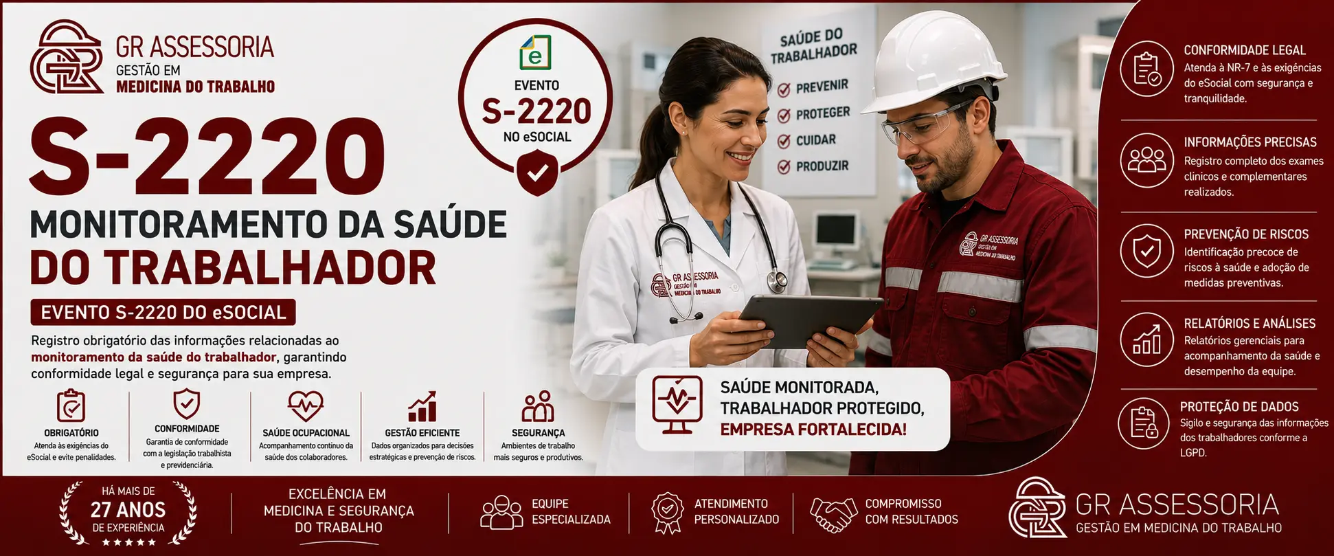 S-2220 em Manaus - Monitoramento da Saúde do Trabalhador